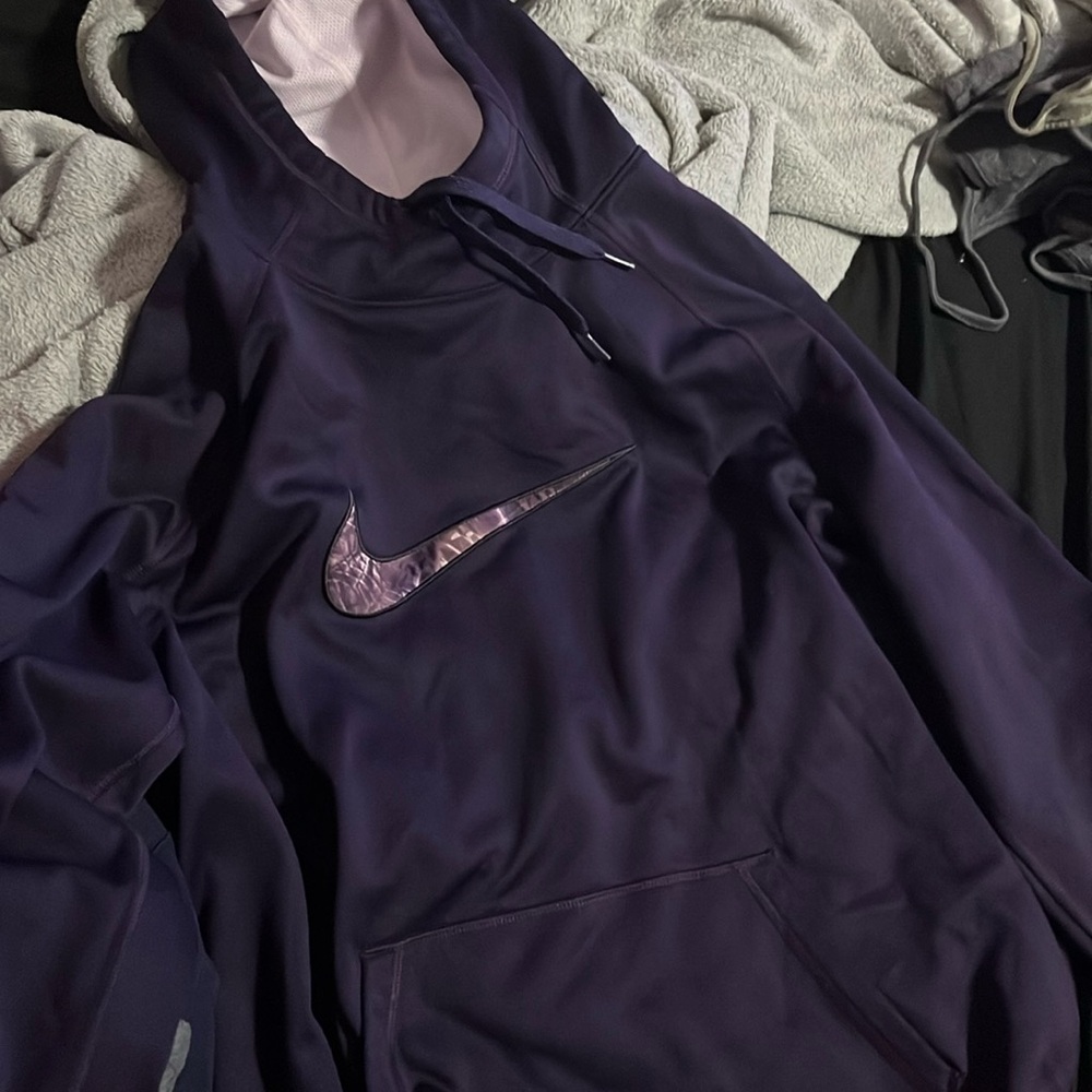 Purple Nike hoodie